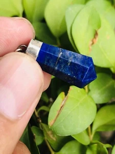 Toller Natur Edelstein Lapislazuli Anhänger 925 Sterling Silber Pendant - Bild 1 von 7
