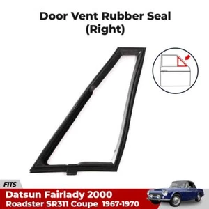 Window Vent Rubber Seal Right For Datsun Fairlady 2000 Roadster SR311 1965-67 - Picture 1 of 5