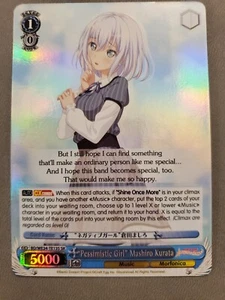 "PESSIMISTIC GIRL" MASHIRO KURATA SR MORFONICA TD WEISS SCHWARZ ENGLISCH - Bild 1 von 2