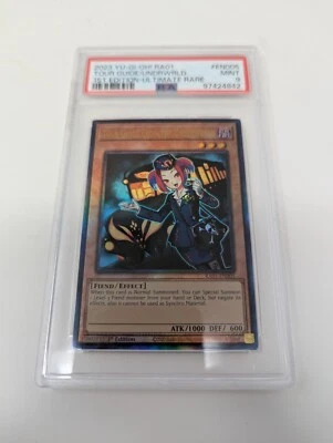 YU-GI-OH! 地下世界导游 RA01-EN005 棱镜终极罕见 PSA 9 — 第 1/3 张图片