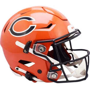Chicago Bears Orange Alternate Riddell SpeedFlex Authentic Football Helmet - Picture 1 of 4