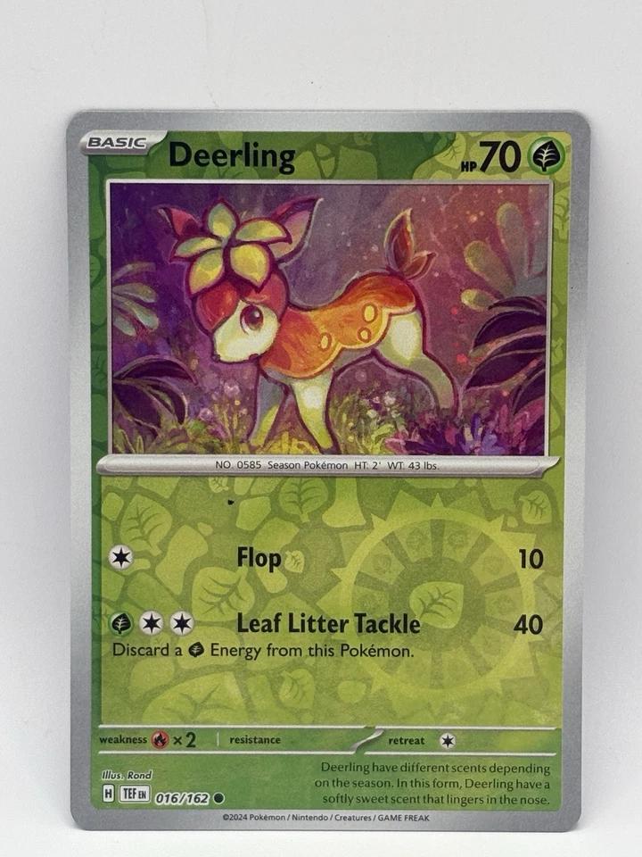 Deerling 016/162 Sv05: Temporal Forces Reverse Holo - Image 1 of 1