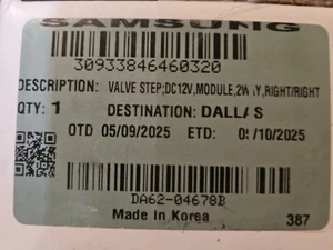 OEM Genuine Samsung Refrigerator Valve Step DA62-04678A - Picture 1 of 1