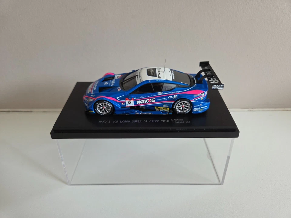 Ebbro 1/43 Waco's 4CR Lexus LC500 Oshima/Rosenqvist - #6 Super GT 2018 - 45615 - Immagine 1 di 4