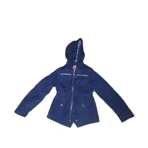 London Fog Girls 10/12 Jacket Blue Fleece Lined Full Zip Youth Outerwear Coat - Picture 1 of 2