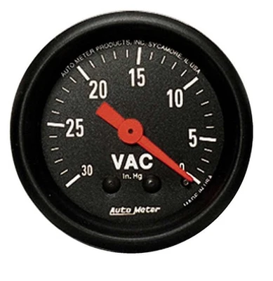 Auto Meter 2in Vacuum Gauge - Image 1 of 3