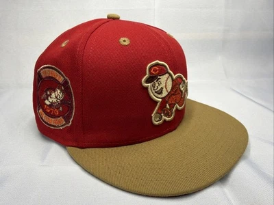 "New Era Cincinnati Reds All Star Game 1970 Colección Cooperstown 7 3/8"" Equipado" Foto 1 de 4
