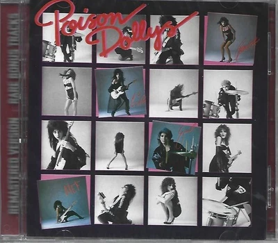 POISON DOLLYS s/t CD BRAND NEW & SEALED + BONUS TRACKS CD 80's American Metal - Photo 1/2
