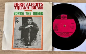 HERB ALPERT TIJUANA BRASS ZORBA THE GREEK 7" EP PYE (1965) EX JAZZ LATIN ENGLAND - Picture 1 of 2