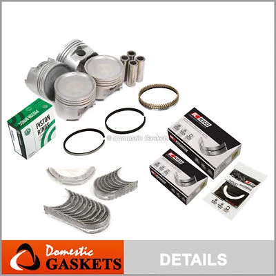 Anillos de rodamientos de pistones para Mitsubishi Eclipse Galant 97-99 2,4 L SOHC 4G64 Foto 1 de 4