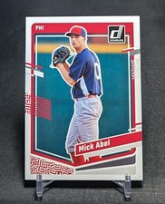 Mick Abel Prospect Rookie Card 2023 Donruss Baseball #141 Philadelphia Phillies