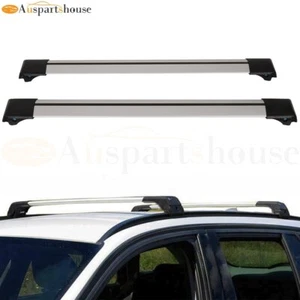 Roof Rack Cross Bars For BMW X5 3.0L 4.4L 4.8L 04-13 Waterproof Luggage Carrier - Foto 1 di 8