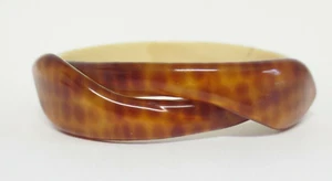 Lea Stein Snake Bracelet Bypass Wrap Cellulose Acetate Snakeskin Scales Vintage - Picture 1 of 12