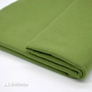 Olive Green ACRYLIC FELT FABRIC By The Yard _72" WIDE_Thick and Soft Felt Fabric - Picture 1 of 8