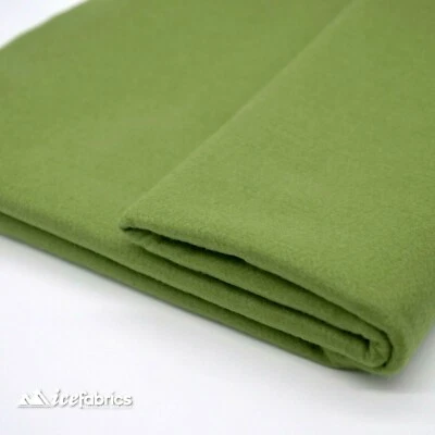 Olive Green ACRYLIC FELT FABRIC By The Yard _72" WIDE_Thick and Soft Felt Fabric - Image 1 of 4