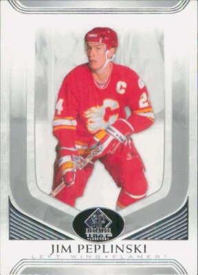 2020-21 SP Signature Edition Legends #153 Jim Peplinski Calgary Flames - Image 1 of 2
