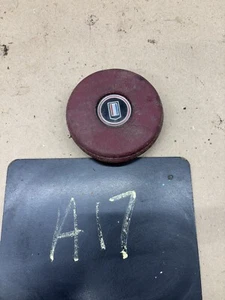 70 71 72 73 76 CAMARO SPOKE SPOKED WHEEL NOVA CHEVELLE C10 K10 HORN BUTTON RED - Picture 1 of 10