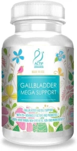 Gallbladder Mega Support with 25+ Factors 10 Billion CFU Probiotics 30 Servings - Picture 1 of 3