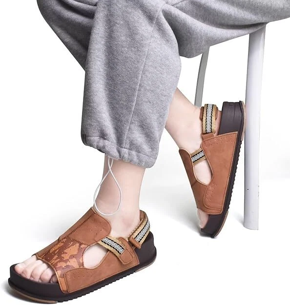 KuaiLu Women's Comfy Walking Platform Plantar Fasciitis Arch Support Sandals