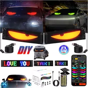 Truck-Specific Devils Eye LED-Screen Car Eye Light Truck Dynamic LED Light S-4XL - Picture 1 of 23