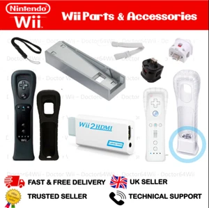 NINTENDO WII SILICONE JACKET - STAND - HDMI ADAPTOR - MOTION PLUS - WRIST STRAP - Picture 1 of 15