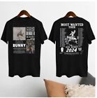 Bad Bunny 2024 Concert T-Shirt, Most Wanted Tour 2024, Gift Fans