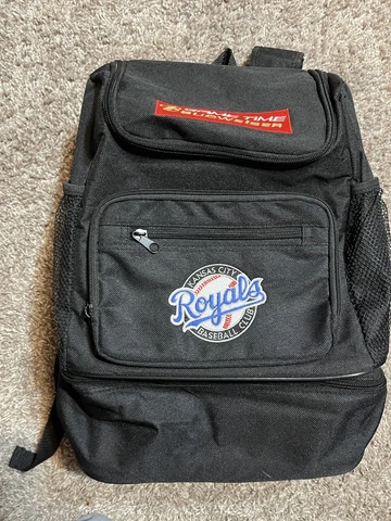 Game Time Budweiser Kansas City Royals Baseball Club MLB Travel Backpack 15" Cover