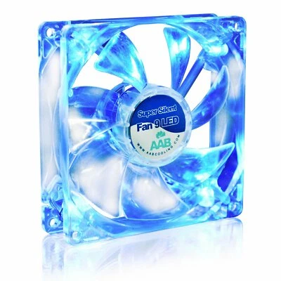 AABCOOLING Super Silent Fan 9 Blau LED - Leise und Effizient 92mm Lüfter 58 m3/h - Bild 1 von 4