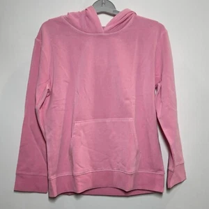 Girls' Fleece Pullover Hoodie - Cat & Jack Dusty Pink L (10/12) Plus - Picture 1 of 2
