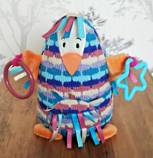 Little Jellycat Knitted Penguin baby Soft Toy Ribbons Rattle  Teething Rings