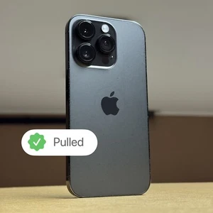 Apple iPhone 14 Pro Space Black Housing + Battery 89% GENUINE Grade C - Zdjęcie 1 z 12