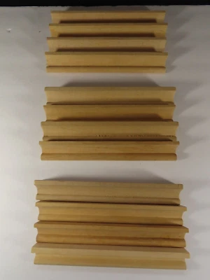 12 Scrabble Wooden Tile Racks Game Pieces Replacement Parts Lot C1408 - Image 1 of 4