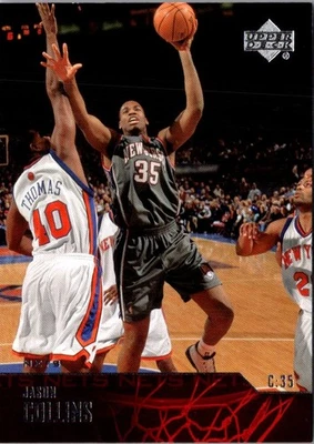 2003 Upper Deck Jason Collins #169 New Jersey Nets Basketball Card - Image 1 of 2