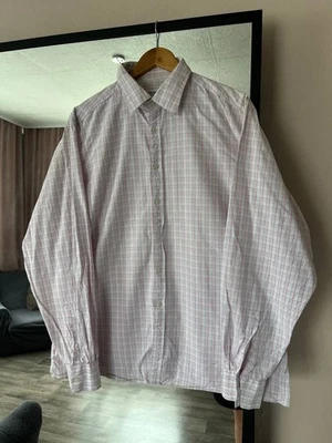 Camisa Yves Saint Laurent Para Hombres XL Franela a Cuadros YSL Manga Larga Occidental Foto 1 de 4