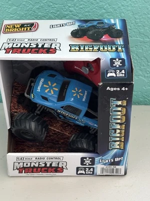 Radiocontrol RC BIGFOOT Monster Truck 1:43 con luces nuevo en caja Foto 1 de 4
