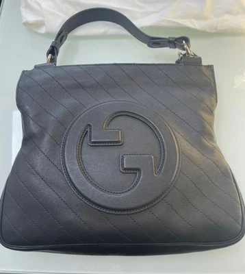GUCCI BLONDIE SMALL TOTE BAG BLACK-BRAND NEW IN BOX WITH TAGS-GENUINE RRP £2630 - Image 1 of 4