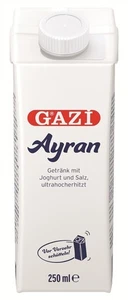 Gazi Ayran 45x 250ml Joghurt-Soft-Drink Erfrischungs-Getränk im Tetra Pak - Bild 1 von 7
