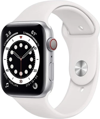 Apple Watch Series 6 Aluminum 40mm A2293 (GPS + Cellular) Silver (Excellent) - Image 1 of 3