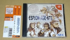 ESPION-AGE-NTS Dreamcast DC Japan Import Simulation with Spine Card Obi Rare