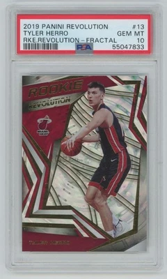 2019-20 Panini Revolution Rookie fractal psa10 Tyler Herro Miami Heat #13 - Image 1 of 2