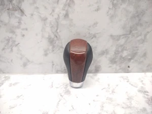 2004-2007 CADILLAC SRX CTS STS SHIFT SHIFTER KNOB WOODGRAIN LEATHER - Picture 1 of 5