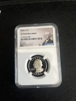 1983-S  Washington Quarter NGC PF 70 ULTRA CAMEO - Image 1 of 4