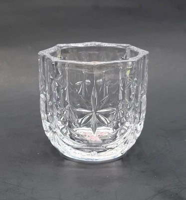 Mikasa Christmas Night Celebrations 3.5" Clear Crystal Votive Candle Holder  - Image 1 of 4