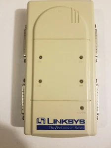 LINKSYS PASB421 4-TO-1 Bi-Directional Compact Auto Switch 4PC to 1 Printer or VV - Picture 1 of 7