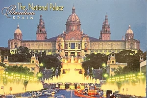 Postcard Barcelona Spain • The National Palace - Picture 1 of 2