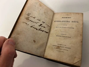 SAINT'S EVERLASTING REST (REV. RICHARD BAXTER) (1824 ANTIQUE BOOK) - Picture 1 of 11
