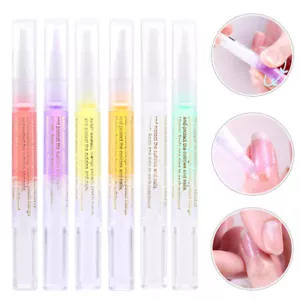 6pcs Cuticle Revitalizer Oil Pen Nail Art Care Manicure Nutrition Treatment - Picture 1 of 19