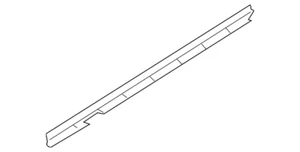 NUEVO OEM 14-18 Subaru Forester cinturón puerta delantera resistente a la intemperie derecha 61280SG000 - Imagen 1 de 4