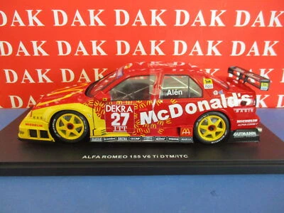 Die cast 1/18 Modellino Auto Alfa Romeo 155 V6 Ti McDonald's DTM 1995 M. Alen - Immagine 1 di 4