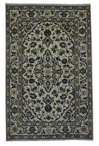 Teppich Keshan Handgeknüpft Perserteppich Orientteppich Tappeto Carpet 151x98cm - Bild 1 von 5